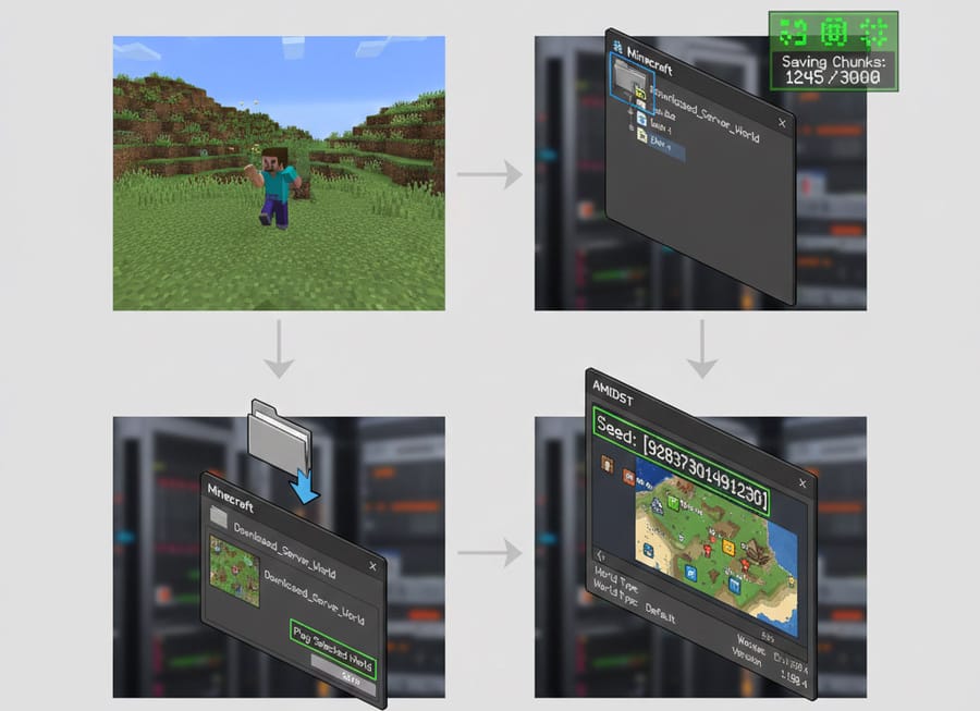 Combining World Downloader and AMIDST